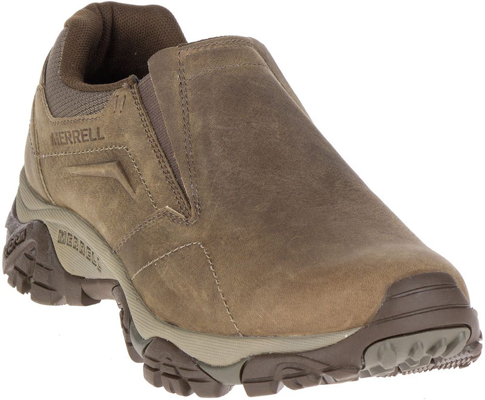 Zapatos De Seguridad Hombre - Merrell Moab Adventure Moc - Marrones - IEPW-20817